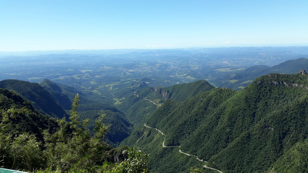 Foto do mirante da Serra do Rio do rastro em Santa Catarina