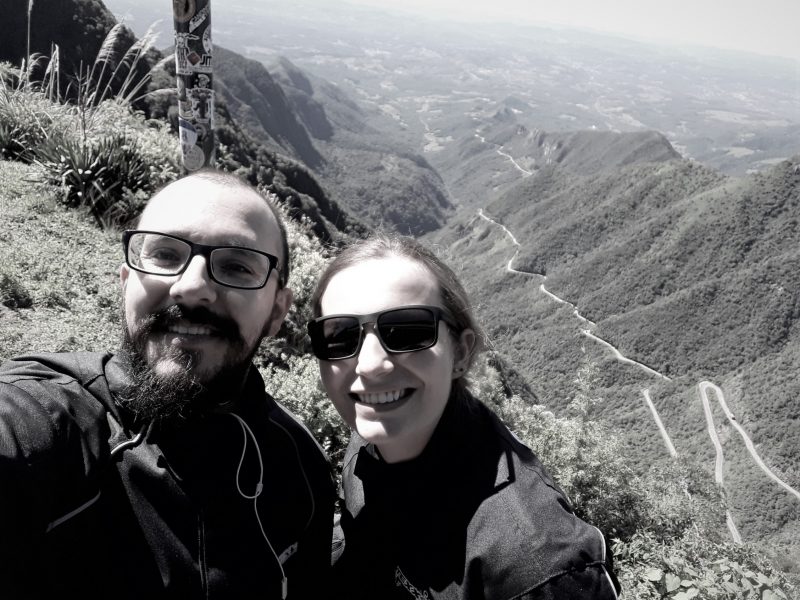 Rodando pela Serra do Rio do Rastro de Moto